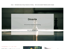Tablet Screenshot of dinastie.nl